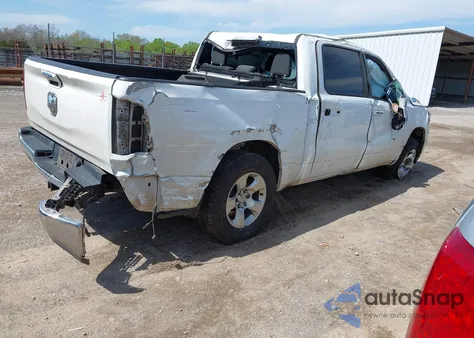 2019 Ram 1500 Big Horn/Lone Star 4X4 5'7 Box из США, поврежденный, VIN 1C6SRFFT2KN667846